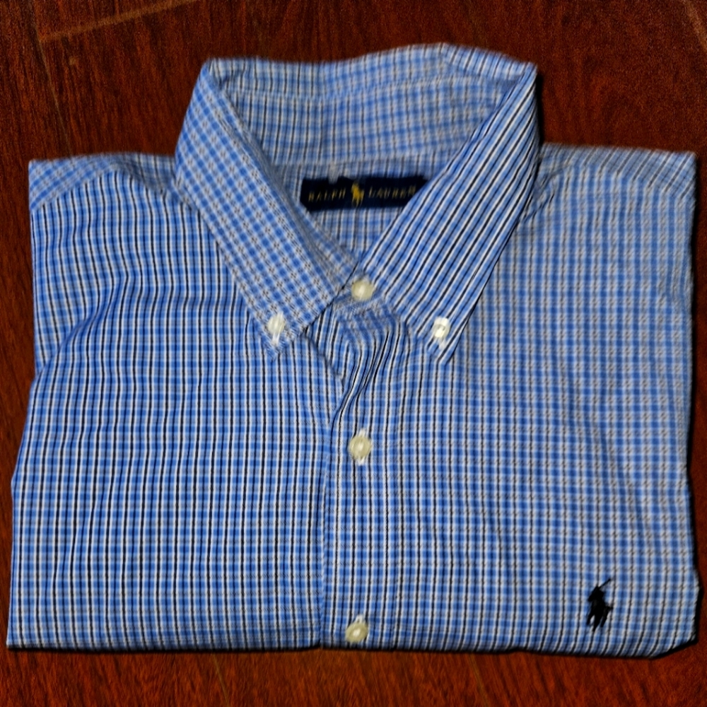 Polo by Ralph Lauren Blue Casual Button Down Shirt